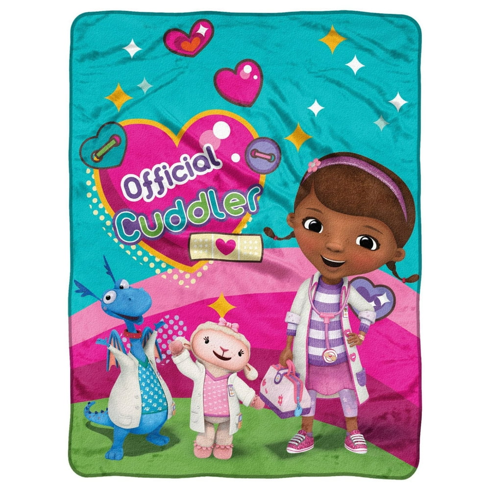 doc mcstuffins plush blanket