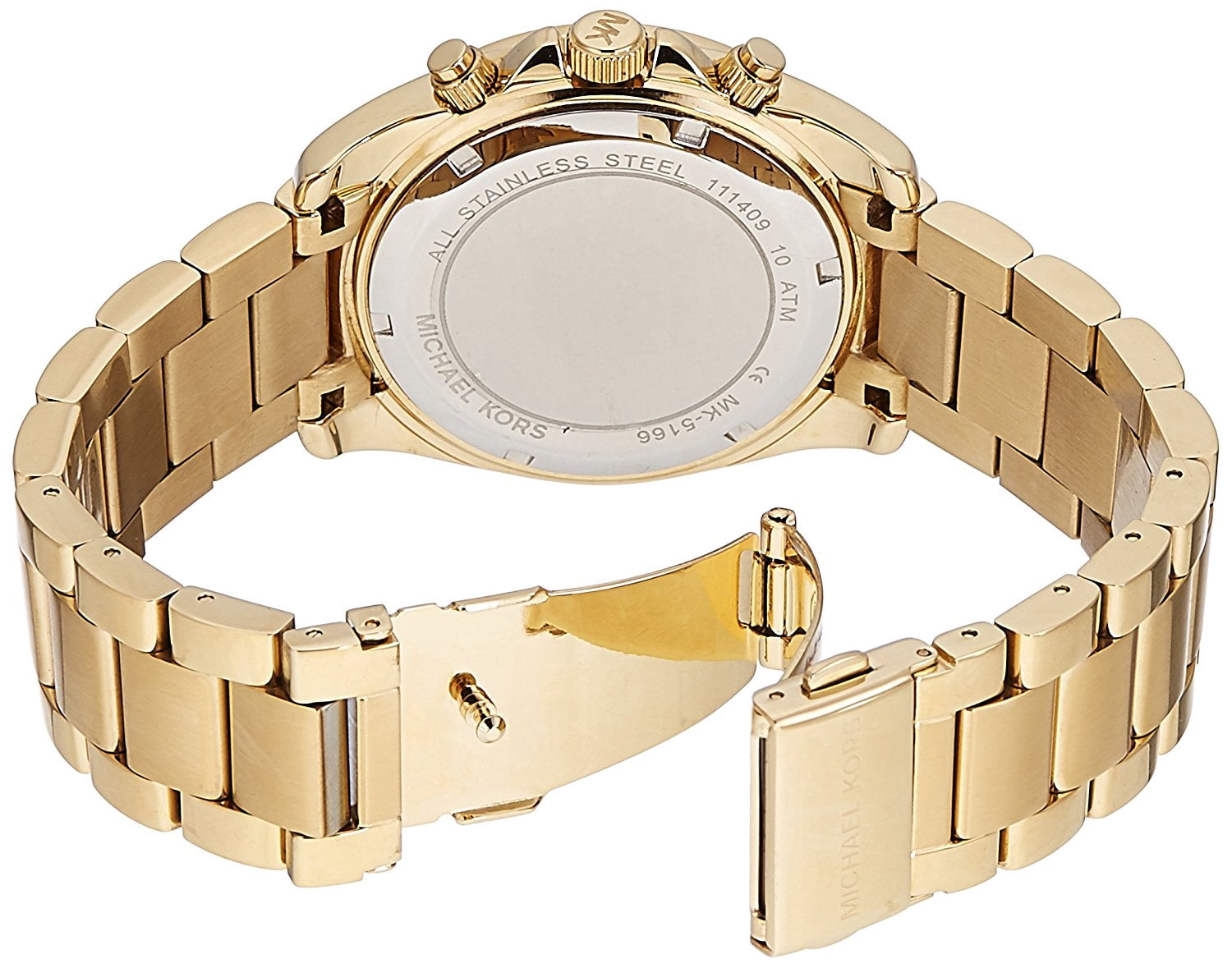Michael Kors MK5166 Watch Michael Kors Chronograph Gold Dial Women main image 2