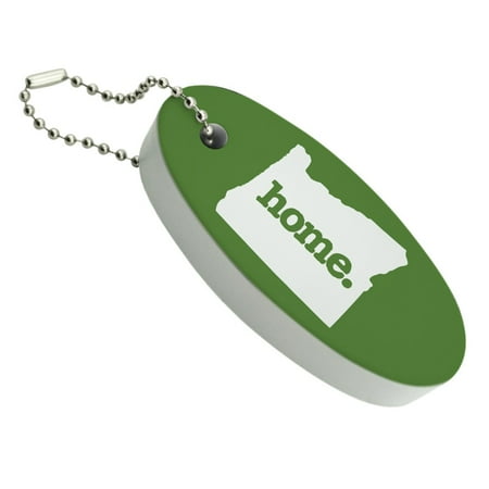 - Oregon OR Home State Solid Green Officially Licensed Floating Foam Keychain Fishing Boat Buoy Key Float