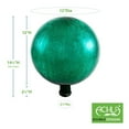 thumbnail image 4 of Achla Designs 12 Inch Gazing Glass Globe Garden Ornament, Emerald Green, 4 of 7