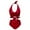Red, variant on Women's Fashion Solid Color High Waist Bikini Two Piece Swimsuit Swimsuit Women Shorts plus Size Bikini for Women Sunflower Womens Bathing Suit with Shorts Junior Swimsuits Swimsuit for Juniors Short
