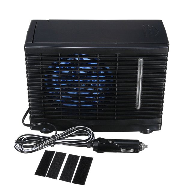 12V Portable Car Air Conditioner Cooling Fan Water Ice Evaporative Cooler Air Fan Mini Car