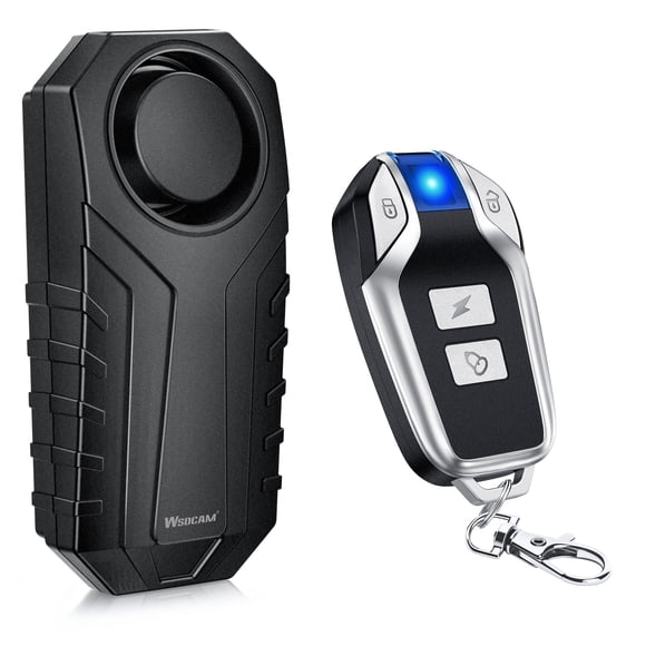 Bike Alarm WSDCAM 113dB, sensor de vibración antirrobo, ruidoso