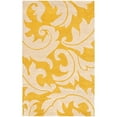 thumbnail image 4 of SAFAVIEH Soho Blair Floral Wool Runner Rug, Gold/Ivory, 2'6" x 12', 4 of 10