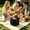 Black, variant on Insulated Drink Carrier Tote Bag With Handles Reusable Beverage Caddy Portable Drink Carrier For Travel Picnic Daily Use(Blue-22.3X20.3X20.3Cm)