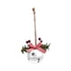 thumbnail image 5 of Adornos de campana de Navidad, decoración colgante para el árbol de Navidad Campana Redonda Blanca, 5 of 9
