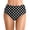 R4 Black, variant on Womens High Waisted Bikini Bottoms Polka Dot Tummy Control Ruched Swim Bottom Full Coverage Swimsuits Bottoms Pool Party Blue XXL