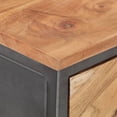 thumbnail image 5 of vidaXL Console Table 110x35x75 cm Solid Acacia Wood, 5 of 5