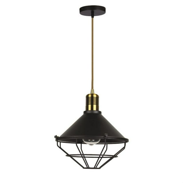 Xtricity - Pendant Light, 9.84 '' Width, From The Elton Collection, Black