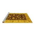 thumbnail image 2 of Ahgly Company Machine Washable Indoor Rectangle Oriental Yellow Traditional Area Rugs, 2' x 3', 2 of 4