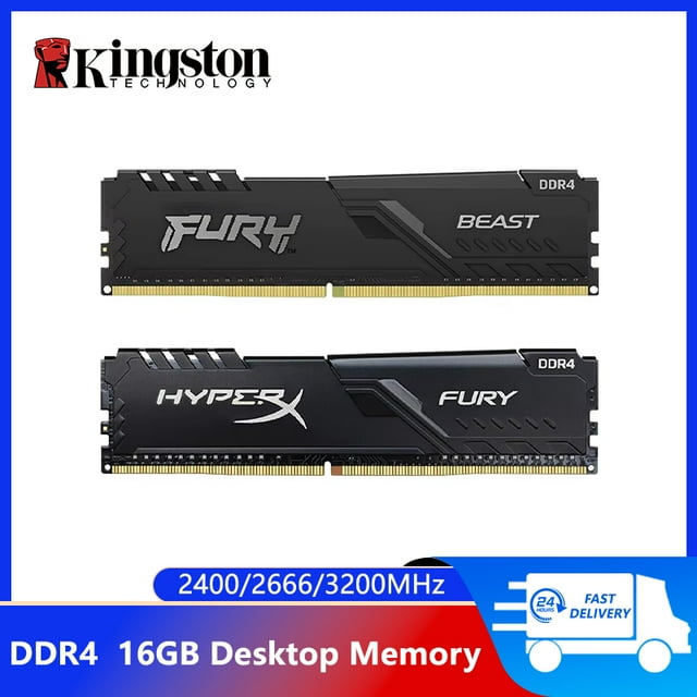 BEAST Memoria DDR4 Desktop RAM 16GB 3200MHz 2666MHz 2400MHz 2133MHz 288 Pins Gaming Memoria Desktop Fury RAM FURY 1X16GB 2666MHZ