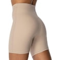 thumbnail image 2 of Pantalones cortos moteros Sunzel Sunzfly Crossover para mujer, color beige S, 2 of 6