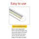 thumbnail image 1 of 120LED Car Interior Light Bar Strip with ON/OFF Switch for Truck RV Van Lorry Boat Motorhome Reading Lamp 12V-85V 2Pc, 1 of 5