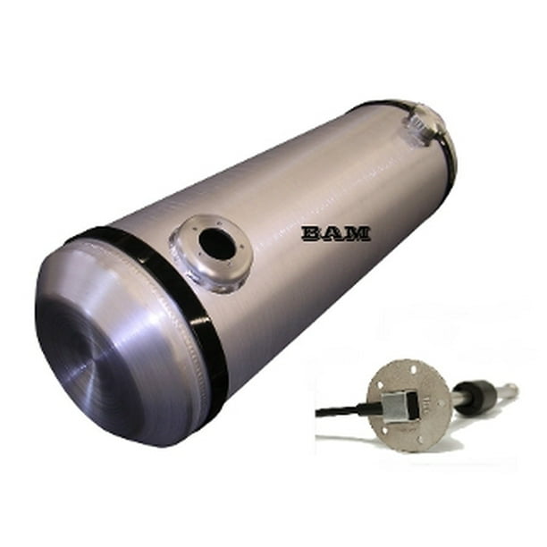 10x36 End Fill Round Spun Aluminum Gas Tank with WEMA Sending Unit 12
