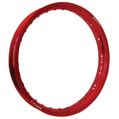 Warp 9 Rim - Rear 32 Spoke Hole, 18 x 2.15 Red for Honda CRF250X 2012-2013