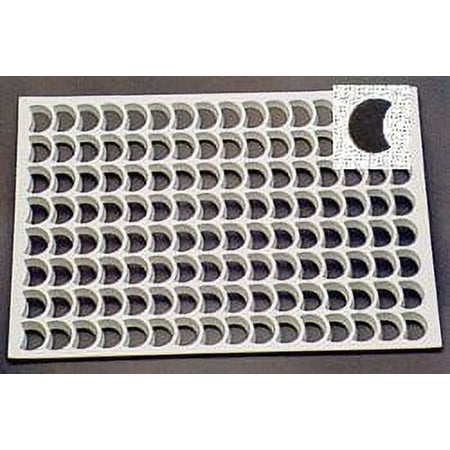 Thermo Cookie Cutting Sheet 1.3/8" Crescent 1/2 Moon 128/Sheet