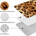 thumbnail image 5 of Gold and Black Of Leopard Print Bathroom Rugs Sets 3 Piece,Toilet Cover Set,Absorbent Non Slip Bathroom Mats Sets with U-Shaped Contour Rug Toilet Rug Set, 5 of 5