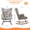 BROUCE, variant on Teddy Upholstered Nursery Glider Rocking Chair - High Backrest Comfy Armchair | Versatile Accent Chair for Living Room, Bedroom, Offices