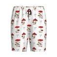 thumbnail image 4 of Fotbe Different Mushrooms Pajama Shorts for Men, Men's Pajama Bottoms, Sleepwear,Short Pajama Pants-X-Large, 4 of 9