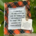 thumbnail image 6 of CASAFUN Prayer Quilt with Cross Inside, Mini Vintage Prayer Quilt Squares, Handmade Sew Individually Vintage Prayer Quilt Squares, Symbolism Poems Quilts for Yourself Friend Family, 6 of 6
