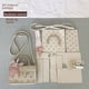 thumbnail image 5 of Bolso tejido a mano, bolso de material para bricolaje, bolso cuadrado pequeño hecho a mano, bolso de mensajero con forma de flor de cerezo tejido a mano, regalo para novia, 5 of 6