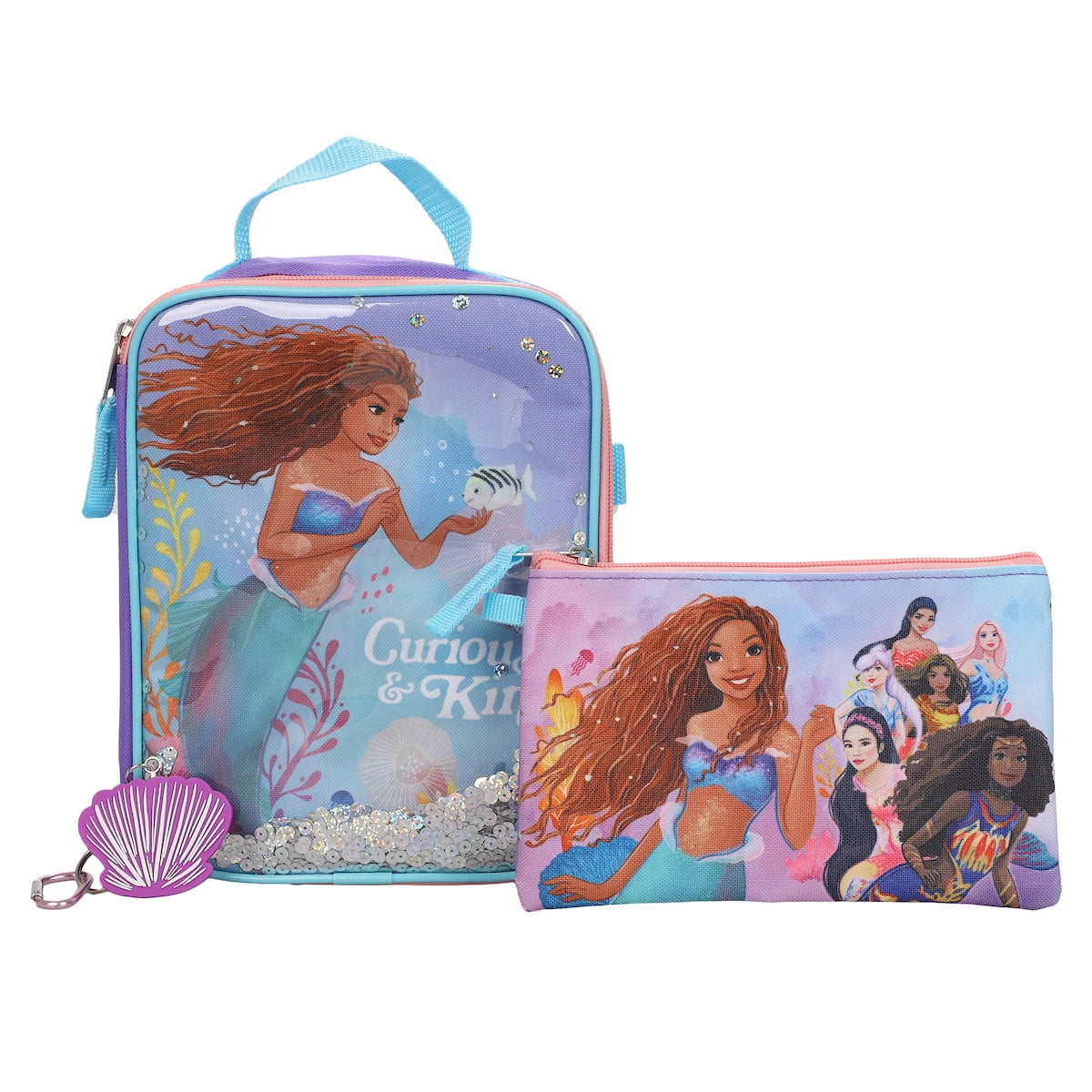 Ariel backpack and clearance lunchbox