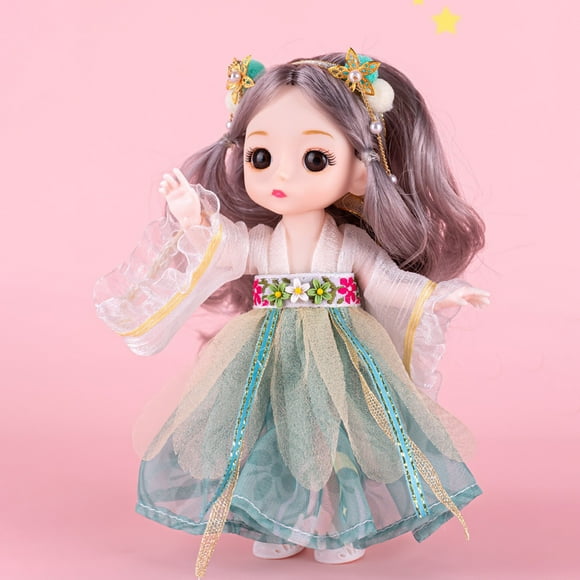 TIMIFIS Palace Antique Style Doll Oriental Decorative Doll Chinese Antique 6.69-Inch Doll Dreamy Gift to Children with Beautiful Hair Accessories Action & Toy Figures
