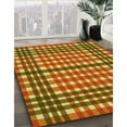 thumbnail image 3 of Ahgly Company Machine Washable Indoor Rectangle Transitional Mahogany Brown Area Rugs, 7' x 9', 3 of 7