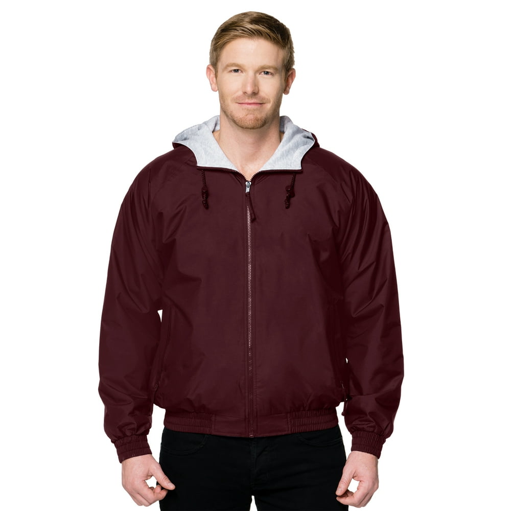 TriMountain TriMountain Nylon Hooded Jacket With Jersey Lining