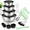 Hand Mixer Green With Bowls Set, variant on 5-speed Small Hand Mixer Electric 300wpact Portable Black