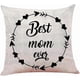 thumbnail image 5 of Mothers Day Cushion Covers Set of 4 Black Red Pink Throw Pillow Covers 18 x 18 inch, 5 of 5