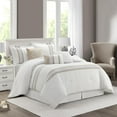 thumbnail image 2 of Nanshing Gabby 7 Piece Bohemian Shabby Chic Comforter Set , Taupe , California King, 2 of 6