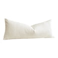 thumbnail image 2 of Cozy Striped Corduroy Lumbar Pillow, Soft Decorative Square Throw Pillow for Sofa Couch Bedroom Car Decor, 19.6x54.3 Inch, 2 of 4