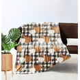 thumbnail image 2 of Fall Blanket Buffalo Plaid Sherpa Pumpkin Maple Leaf Throw Blanket Soft Warm Cozy Farmhouse Blanket 40" x 50", 2 of 6