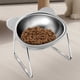 thumbnail image 2 of Antivomiting cat bowl – Stainless steel tilted feeding bowl for kittens and cats, 2 of 5