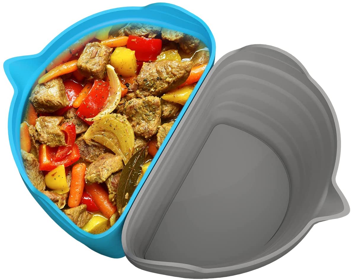 Slow Cooker Divider Liner fit 6 QT Crockpot, Reusable & Leakproof