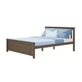 thumbnail image 3 of Max & Lily Queen Bed Frame, Solid Wood Platform Bed with Slatted Headboard for Kids, 3 of 11