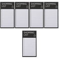 thumbnail image 6 of 5 Pack Magnetic Notepad Pen for Fridge Chalkboard Calendar Shopping Black, 6 of 8
