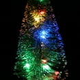 thumbnail image 5 of Mini Christmas Tree With LED Lights Pine Needle Cedar Desktop Christmas Tree Ornaments for Xmas Holiday Winter Decor, 5 of 8