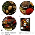 thumbnail image 3 of Designart "Spices of India in Indian Art III" People Framed Wall Art - Global Yellow Indian Art Living Room Framed Canvas Art, 3 of 6