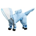 thumbnail image 1 of GUANGHONG Small Dog Raincoat Hooded with D Ring Full Coverage Dog Rain Jacket Slicker Poncho Dog Rain Jacket with Reflective Strip Pet Clothes for Large Dogs, 1 of 7