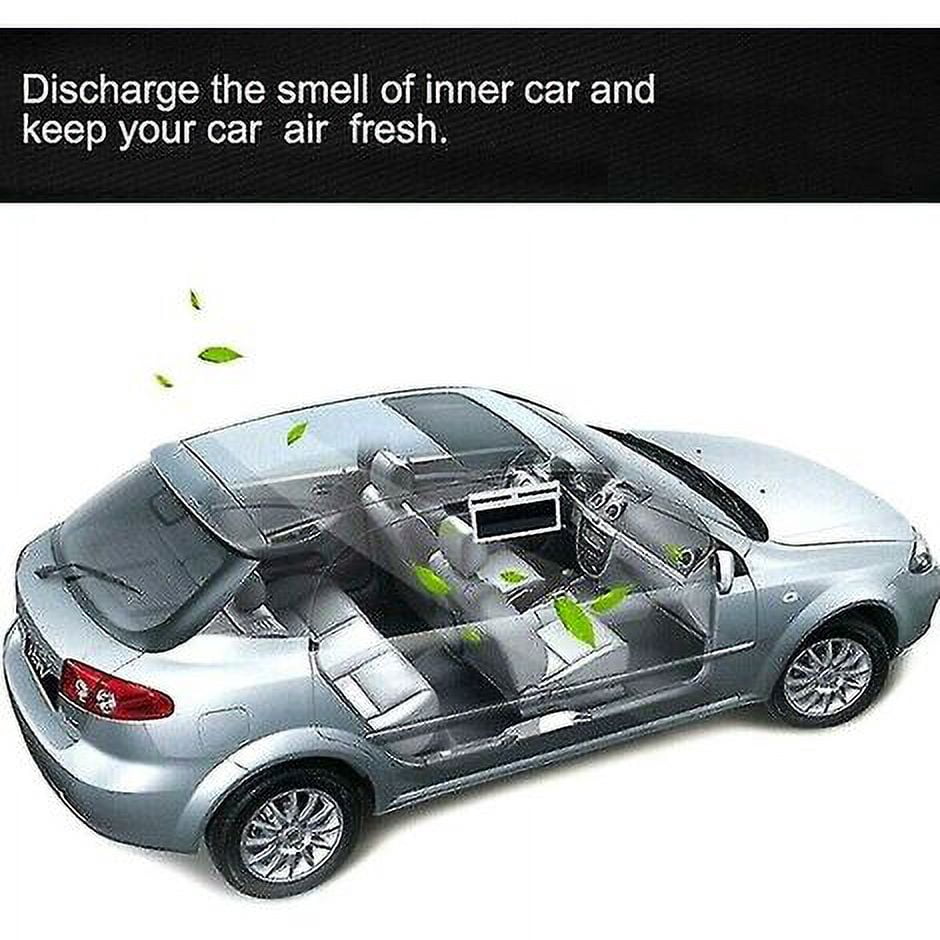 Portable Car Quiet Solar Air Conditioner Fan Auto Truck Vehicle Cooler Energy Saving