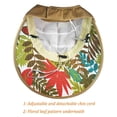 thumbnail image 3 of Sombrero HINDAWI con protección UV de ala ancha para mujer (caqui), 3 of 6