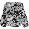 thumbnail image 2 of bar III Blusa tejida con mangas tipo blusón para mujer, Púrpura, X-Large, 2 of 2