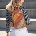 thumbnail image 7 of Casual Canvas Backpack Without Interlayer Large Capacity Stick Bag Design For Outdoor Shopping Office Outdoor Sports Orangered Marble_3 Medium, 7 of 7