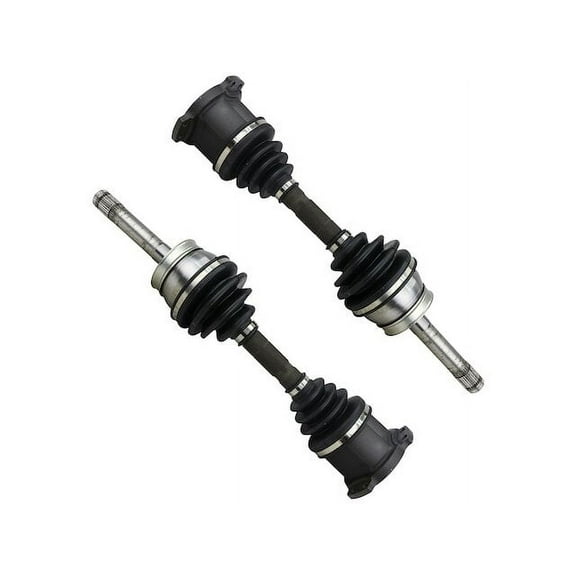 Front CV Axle Shaft - Set of 2 - Compatible with 1996 - 2004 Nissan Pathfinder 4WD 1997 1998 1999 2000 2001 2002 2003