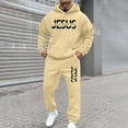 thumbnail image 4 of CONZONE Men's Sweatsuit 2 Piece Sets Casual Men's Jogging Tracksuit Set Letter Graphic Pullover Hoodie Pants Sweat Suit for Men Cozy Fall Winter Athletic Track Suit Outfits, 4 of 4