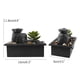 thumbnail image 2 of Fuente Zen de mesa Fuente de agua interior con luces decorativas LED | Cascada de escritorio Calm Ambient | Decoración de piedra para oficina, dormitorio, guardería | USB/Alimentado por batería |, 2 of 5