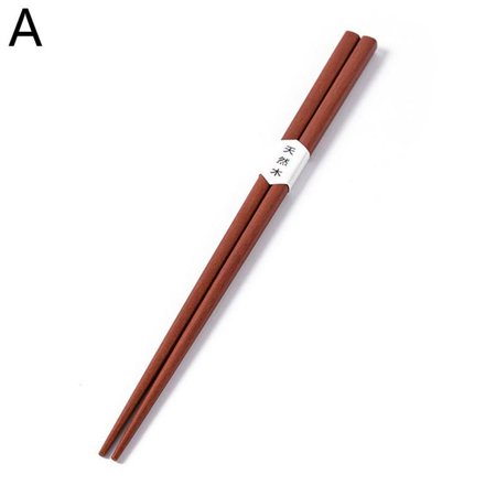 

1 Pairs Wooden Chopsticks Handmade Sushi Chinese Food Kitchen Chopsticks N8L6