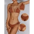 thumbnail image 3 of Conjunto de bikini RINABE Thongs Cheeky Traje de baño de dos piezas para mujer, 3 of 6
